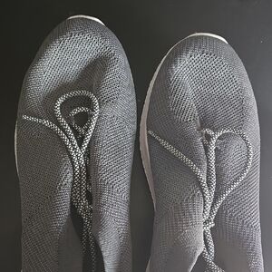 Gray Knit Sneakers